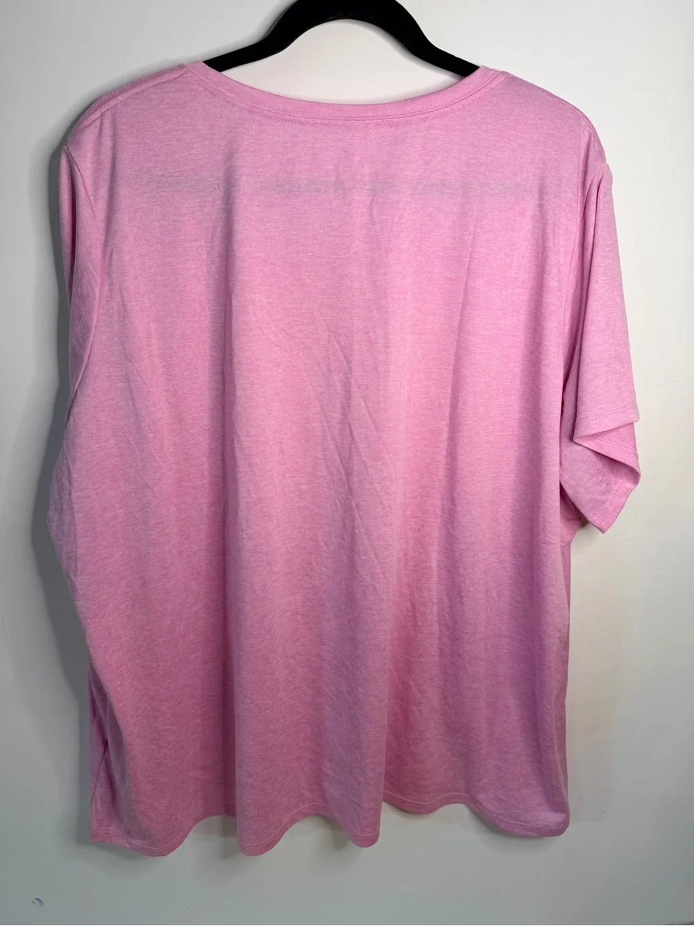 Nike pink plus size scoop neck tee